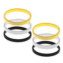 Sleeve Holders Anti-Slip 3 Pairs Elastic Metal Bracelets for Shirts Compatible with Waiters Women Long Sleeves Fixing