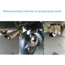 Turbo Whistle Simulator Aluminum Exhaust Whistle Universal Fit for 56mm to 85mm Pipes Exhaust Compatible with Universal Car