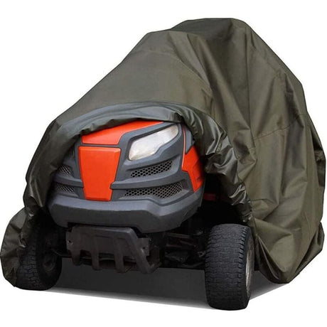Waterproof Lawn Mower Cover 183x112x109cm Universal Fit 210D Oxford Fabric Compatible with Most Riding Mowers and Tractors