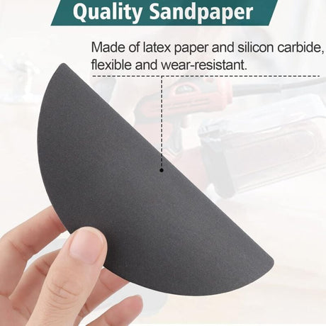 Wet Dry Sanding Discs 50mm 24-Piece 600-5000 Grit for Polishing Metal Wood