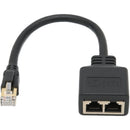 RJ45 Splitter Adapter 1 to 2 Port CAT8 Network Ethernet Splitter for Home Office