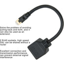 RJ45 Splitter Adapter 1 to 2 Port CAT8 Network Ethernet Splitter for Home Office