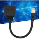 RJ45 Splitter Adapter 1 to 2 Port CAT8 Network Ethernet Splitter for Home Office