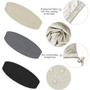 Waterproof UV Resistant Spa Cover for Outdoor Tubs, 200x30cm Round Pool Cover Sunshade, Black