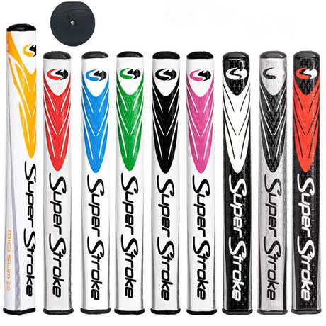 Super Stroke Golf Putter Grips Ultra Slim Mid Slim Fat 5.0 Silver Black