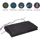 BBQ Grill Cover Anti-UV Waterproof Moisture Resistant with Storage Bag Compatible with Weber Black 170 x 61 x 117 cm