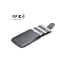 RFID Card Holder for Mobile Phone Self-adhesive MUXMA Black