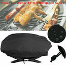 Premium Grill Cover 67.1 x 44 x 32 cm Waterproof 210D Oxford Fabric Compatible with Weber