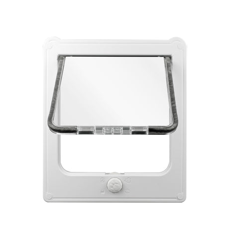 Cat Mate Cat Flap White Pet Door Compatible with Cats