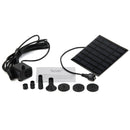 Solar Water Pump with Fountain 16cm Panel Solar Powered