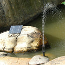 Solar Water Pump with Fountain 16cm Panel Solar Powered