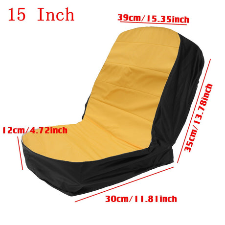 Waterproof Tractor Seat Cover, Universal Seat Cover for Riding Mowers and Tractors, up to 35.5 cm High