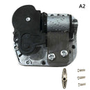 Sankyo Music Box Movement DIY Mechanical Kit with Screws and Black Swan Lake A2