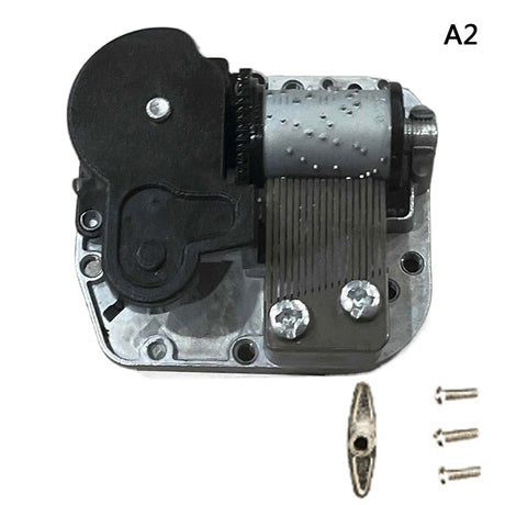 Sankyo Music Box Movement DIY Mechanical Kit with Screws and Black Swan Lake A2