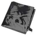 Outdoor Round Fire Pit Cover 112cm Waterproof Black Compatible with Patio