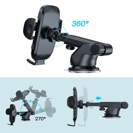 Joyroom Telescopic Car Phone Holder with Suction Cup Mount