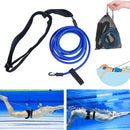 Swimming Resistance Belt Adjustable for Pool Training with Bungee