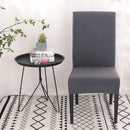 Stretch Chair Covers Set of 4 or 6, Removable Washable Slipcovers for Dining Chairs, Grey Pack of 6, for Home \u0026 Hotel Decoration