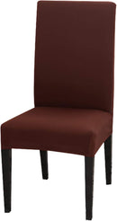 Stretchy Washable Chair Covers Set of 6, Removable Decorative Protectors for Hotel Cafe, Compatible with TFRF
