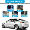 Tesla Model 3 Mud Guards Set of 4 Front and Rear Fenders White Compatible with Tesla