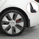 Tesla Model 3 Mud Guards Set of 4 Front and Rear Fenders White Compatible with Tesla