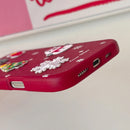 iPhone 16 Pro Max Case 3D Christmas Frosted PC Hybrid TPU Cover Compatible with Apple