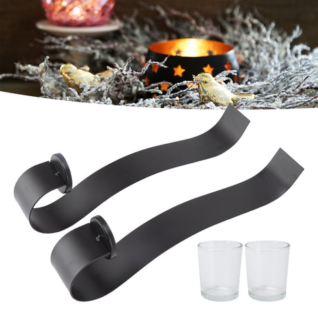 Clear Glass Modern Art Wall Sconce Light Fixture for Elegant Decor Durable and Stable Support 2 Pcs