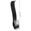Clear Glass Modern Art Wall Sconce Light Fixture for Elegant Decor Durable and Stable Support 2 Pcs