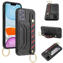 iPhone 11 Compatible Leather Armband Wallet Phone Case