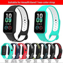 Amazfit Band 7 Replacement Silicone Sports Bracelet Adjustable Wristband Compatible with Amazfit