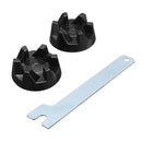KitchenAid Compatible Blender Rubber Replacement Parts Clutch Gear Coupling AP2930430 Black Silver