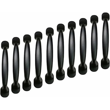 Black Kitchen Handles 10x 96mm Door Handles Drawer Handles for Bedroom Furniture