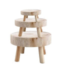 Wooden Plant Stand Bonsai Display Holder Indoor Outdoor Garden Decor