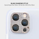 Diamond Camera Lens Cover Compatible with iPhone 12 Pro Max Protective Sticker Rose Gold