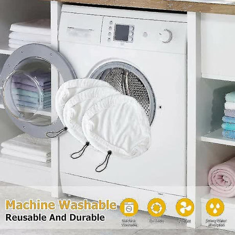 Compatible with H2O X5 Microfiber Steam Mop Pads 6-Pack Washable Replacement