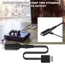 PS2 to HDMI Adapter Cable with RCA AV HD Output Compatible with Playstation 2