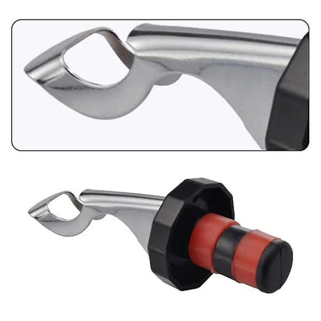 Wine Cork Stoppers 10 Pack Reusable Airtight Leakproof Seal for Beverage Bottles Manual Expanding Design