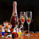 Wine Cork Stoppers 10 Pack Reusable Airtight Leakproof Seal for Beverage Bottles Manual Expanding Design