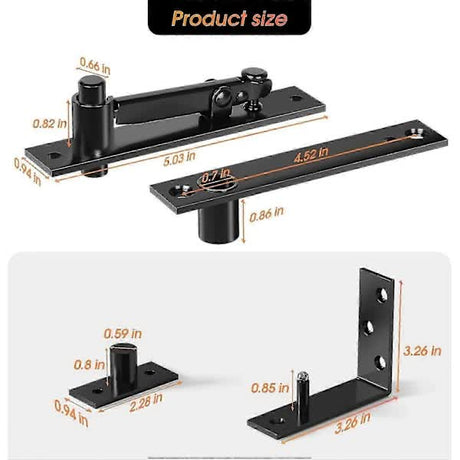 2025 Latest Model Heavy Duty Pivot Door Hinges Hardware for Hidden Doors