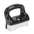 Black Silver Bakelite Handle for Frying Pan Saucepan Compatible with Kitchen Utensils 2-Pack