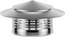 8 Inch Round Chimney Cap, 8 Inch Chimney Cap with Screen, Stove Pipe Topper, 304 Stainless Steel(Full Width: 8in, Interior Width: 7.87in)