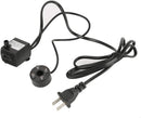 Water Fountain Pump, 2W Submersible Pump with 4 Colorful Lights for Rockery Fountain Pool Garden Pond Fish Aquarium Statuary(US Plug) Water Pumps