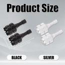 4pcs Drone Controller Sticks, Detachable Drone Remote Joysticks Thumb Rocker Replacement Compatible with DJI Mini 3 Pro Drones DJI RC Smart Controller (Silver, Black)