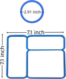 Vacuum Bottle Seal Gasket and Lid Seal Gasket Suitable For OmieBox - bento box accessories - Food-Safe Silicone Rubber (Blue) - Lunch Box NOT Included - Compatible with omie lunch box
