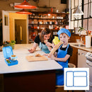 Vacuum Bottle Seal Gasket and Lid Seal Gasket Suitable For OmieBox - bento box accessories - Food-Safe Silicone Rubber (Blue) - Lunch Box NOT Included - Compatible with omie lunch box