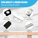 Tablecloth Clips for Thick Tables 6 Pack, Invisible Magnets Picnic Table Cloth Holder Clip Indoor Outdoor Large Clamp for Dining Tables Bench Cover Party Restaurant Camping RV Essential Accessories