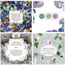 Stress Relief Adult Coloring Book Hand Painted Mandalas