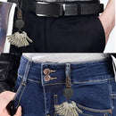 Retractable Key Rings Carabiner with 60cm Steel Cable and Key Ring 170g-200g Tensile Strength 3-Pack