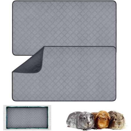 Guinea Pig Cage with Chew Toys Two-Pack 60x120cm Compatible with Burmat GINISWEETY