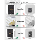 Vintage Lock Diary with Password Protection, A5 PU Leather Journal, 22 x 14.7 cm, 240 Pages, Includes Pen and Gift Box